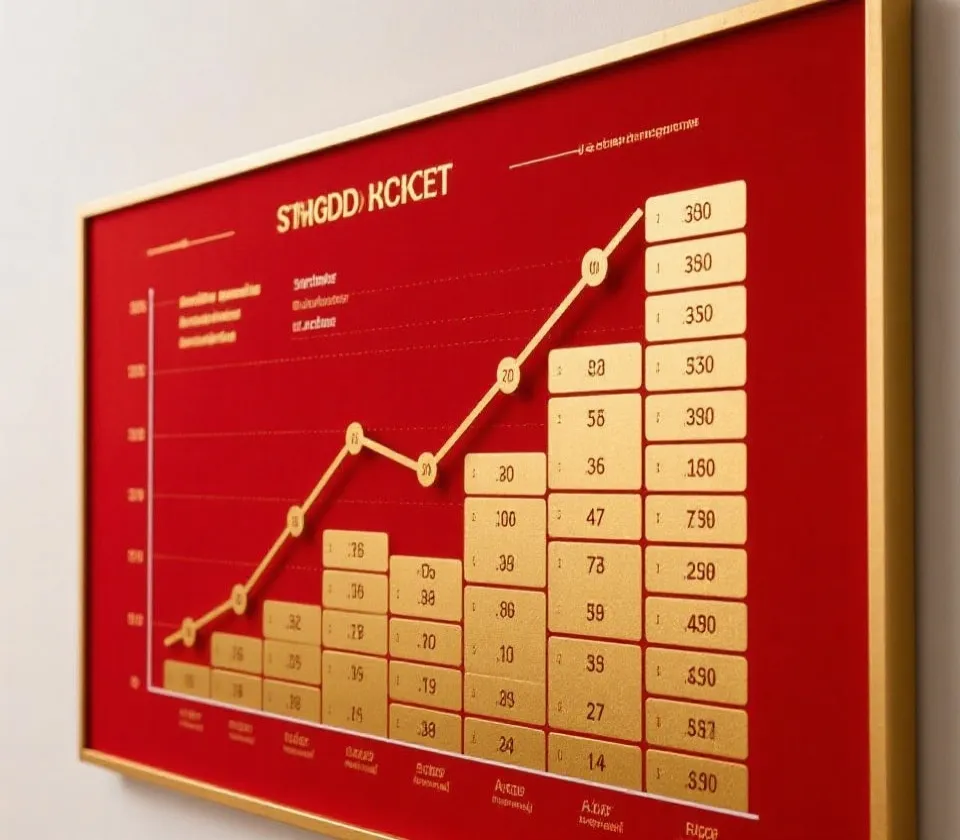 数据趋势示意图